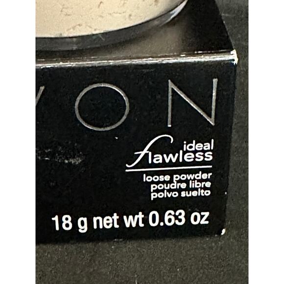 NOS DISC Avon Ideal Flawless Loose Powder; Translucent; .63 oz - Picture 2 of 4